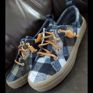 Women's Sperry Top-Sider Crest Vibe Wool Flannel Sneakers